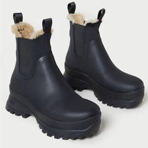 Loeffler Randall Tara Weather Boots in Excellent Condition! 7.5